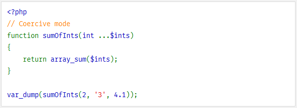 PHP 7 hosting Scalar type declarations